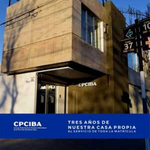 TRES AÑOS DE NUESTRA CASA PROPIA AL SERVICIO DE TODA LA MATRÍCULA