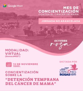 CONCIENTIZACIÓN SOBRE LA DETECCIÓN TEMPRANA DEL CÁNCER DE MAMA