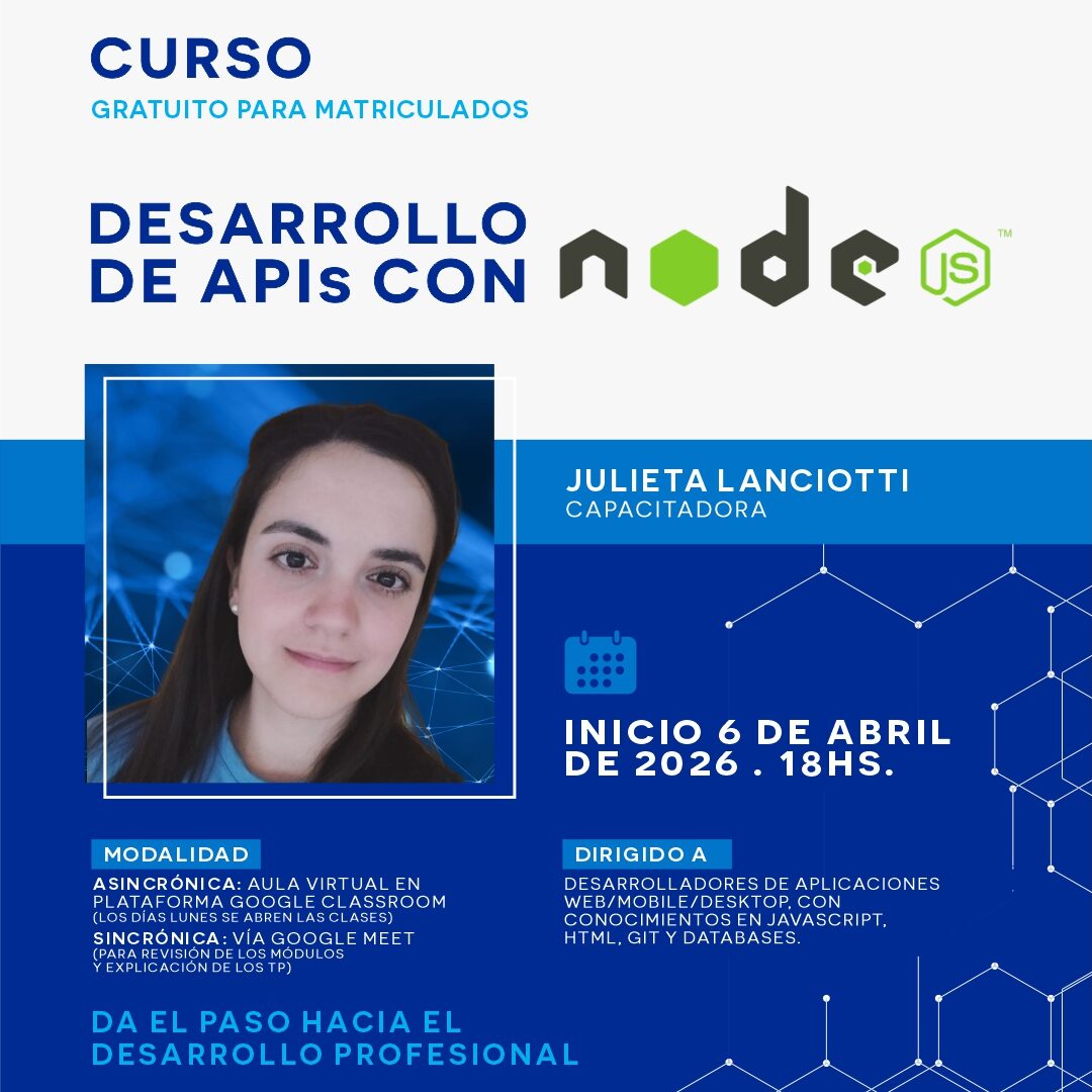 DESARROLLO DE APIS CON NODE.JS