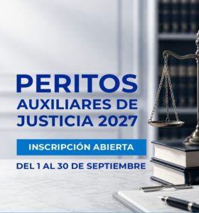 INSCRIPCIÓN AL LISTADO DE PERITOS AUXILIARES DE LA JUSTICIA 2027