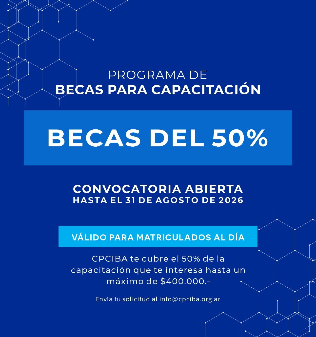 ¿QUERÉS CAPACITARTE?
