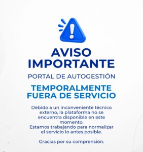COMUNICADO IMPORTANTE